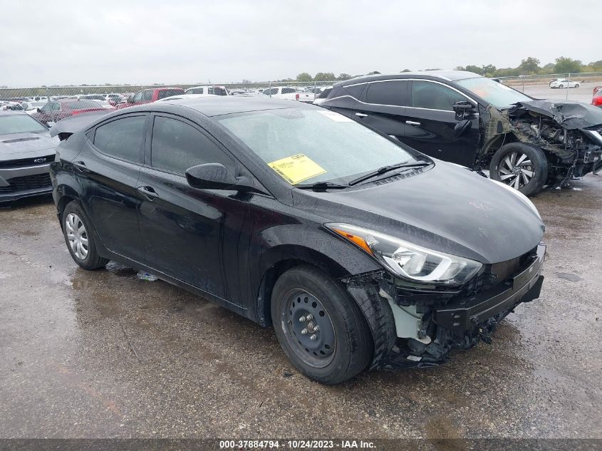 2016 HYUNDAI ELANTRA SE - KMHDH4AE0GU575550