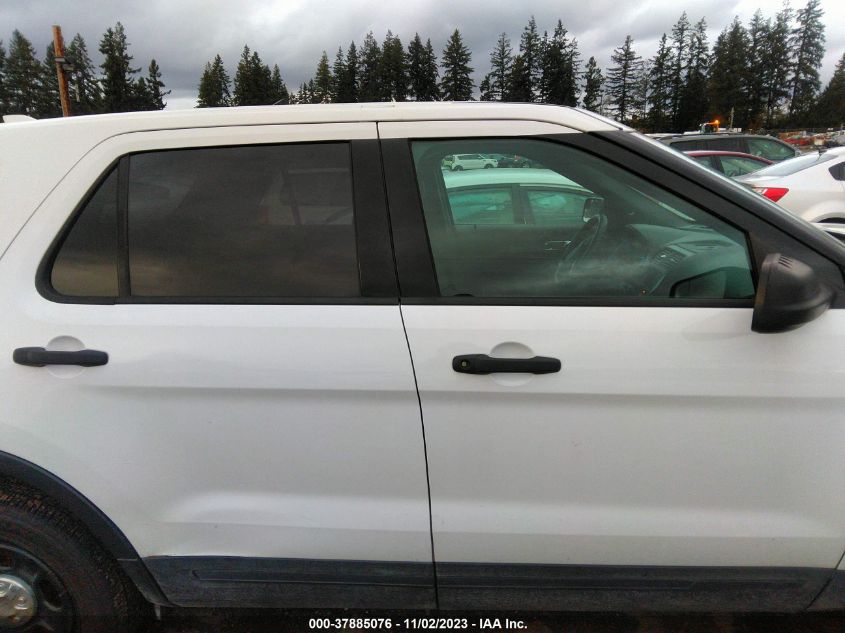 2017 FORD UTILITY POLICE INTERCEPTOR 1FM5K8ARXHGE40088