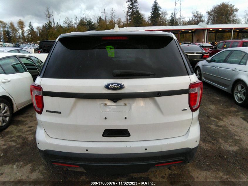 2017 FORD UTILITY POLICE INTERCEPTOR 1FM5K8ARXHGE40088