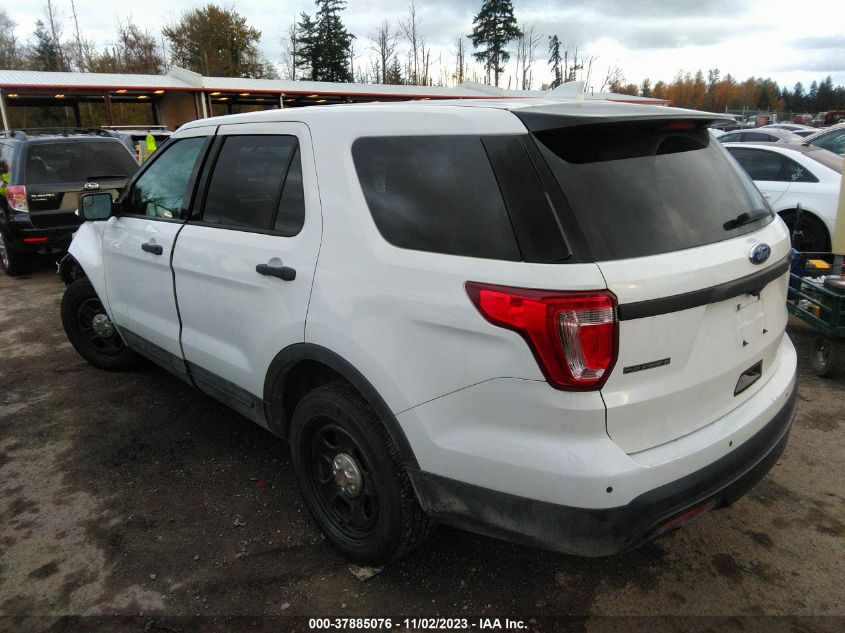 2017 FORD UTILITY POLICE INTERCEPTOR 1FM5K8ARXHGE40088