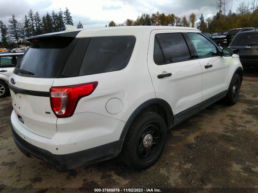 2017 FORD UTILITY POLICE INTERCEPTOR 1FM5K8ARXHGE40088