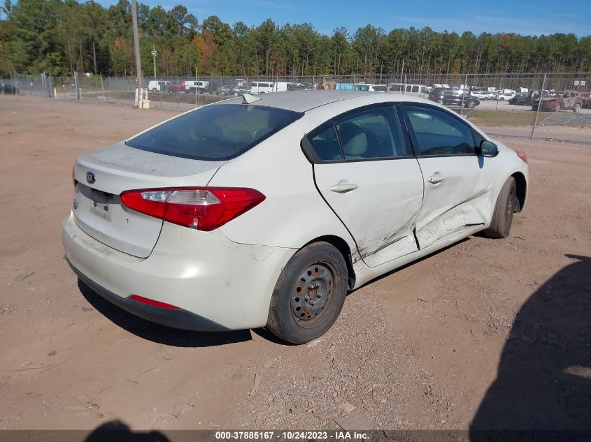2015 KIA FORTE LX - KNAFK4A63F5311137