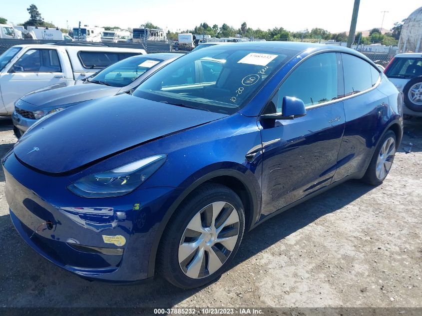 2022 TESLA MODEL Y - 7SAYGAEE8NF553550