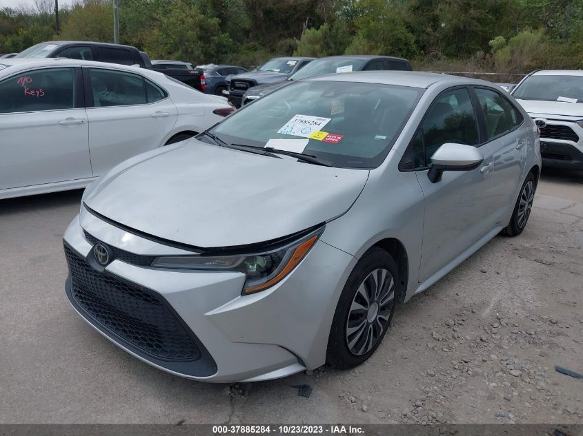 VIN 5YFEPMAE4MP166939 2021 TOYOTA COROLLA LE