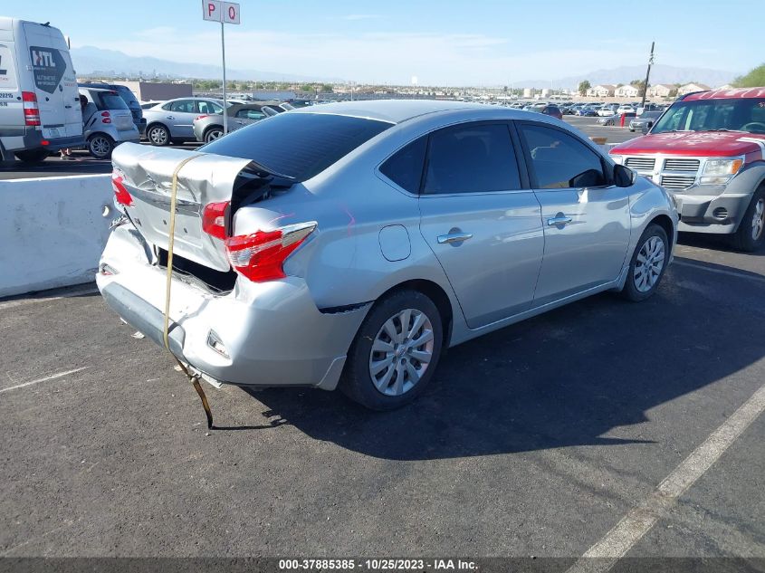 2016 NISSAN SENTRA SR/SL/S/SV/FE+ S - 3N1AB7AP2GYET0380