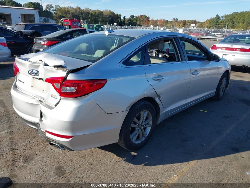 2015 HYUNDAI SONATA 2.4L SE - 5NPE24AF8FH040705