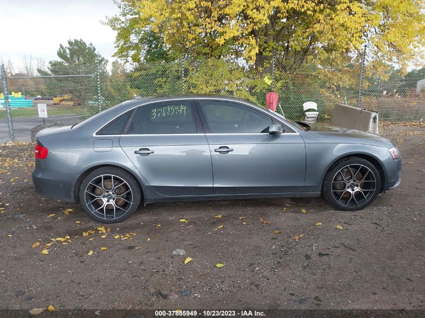 2013 AUDI A4 PREMIUM PLUS - WAUHFAFL1DN031904