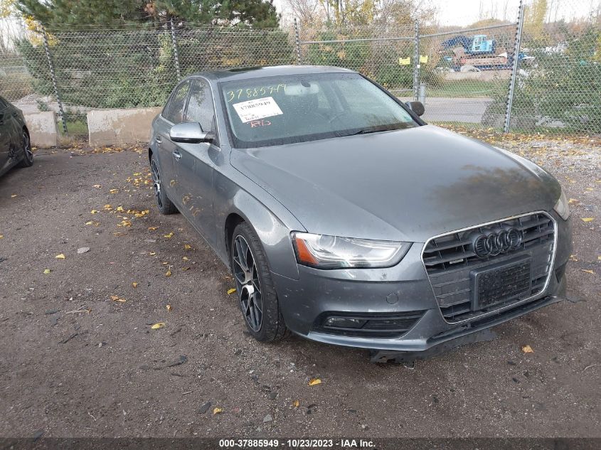 2013 AUDI A4 PREMIUM PLUS - WAUHFAFL1DN031904