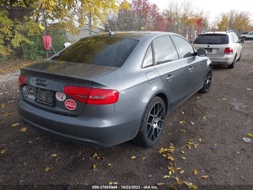 2013 AUDI A4 PREMIUM PLUS - WAUHFAFL1DN031904
