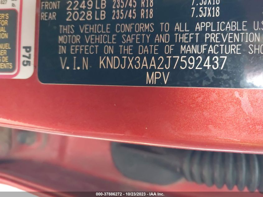 2018 KIA SOUL ! - KNDJX3AA2J7592437