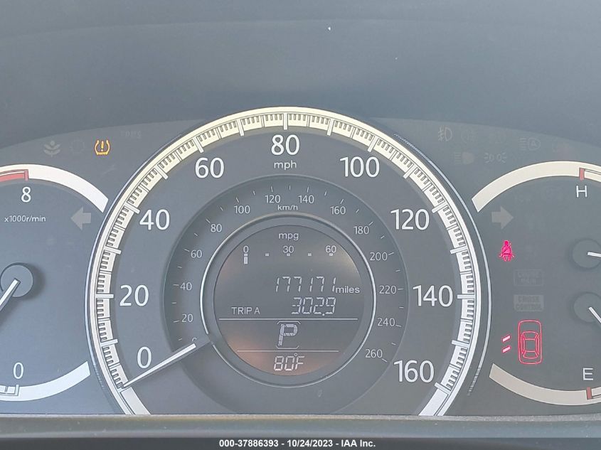 2015 HONDA ACCORD SEDAN EX-L - 1HGCR2F89FA077210