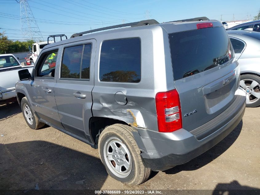 2016 JEEP PATRIOT SPORT - 1C4NJRBB9GD646257