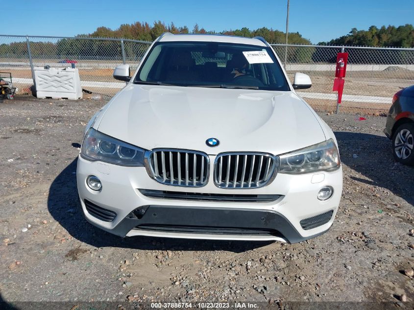 2016 BMW X3 XDRIVE28I - 5UXWX9C58G0D73977