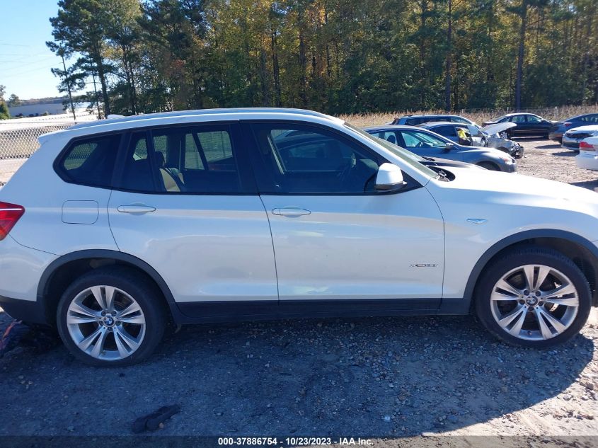 2016 BMW X3 XDRIVE28I - 5UXWX9C58G0D73977