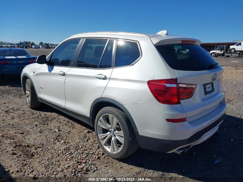 2016 BMW X3 XDRIVE28I - 5UXWX9C58G0D73977