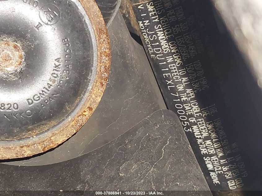 2020 SUZUKI AN400 A JS1DU11EXL7100053