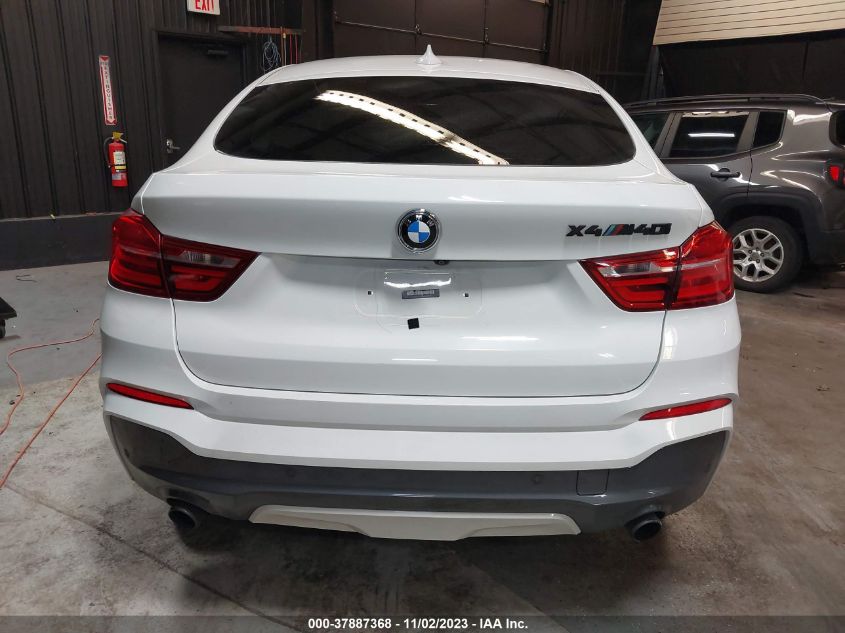 2016 BMW X4 M40I - 5UXXW7C50G0M91238