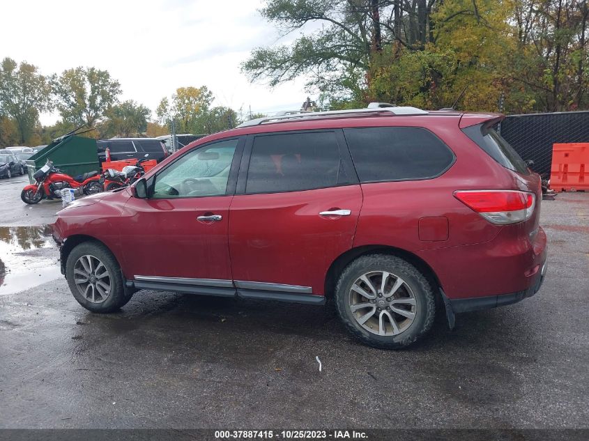 2013 NISSAN PATHFINDER SL - 5N1AR2MM1DC604739