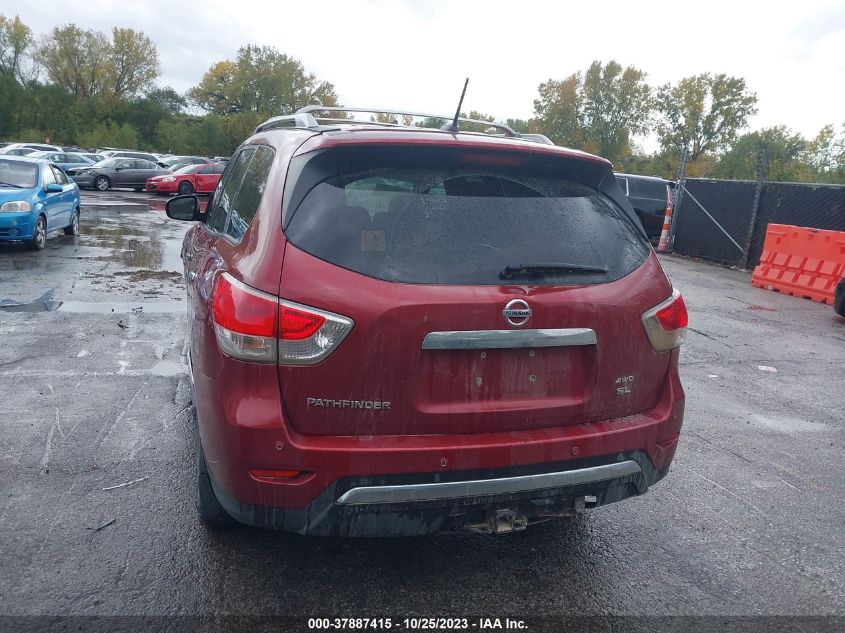 2013 NISSAN PATHFINDER SL - 5N1AR2MM1DC604739