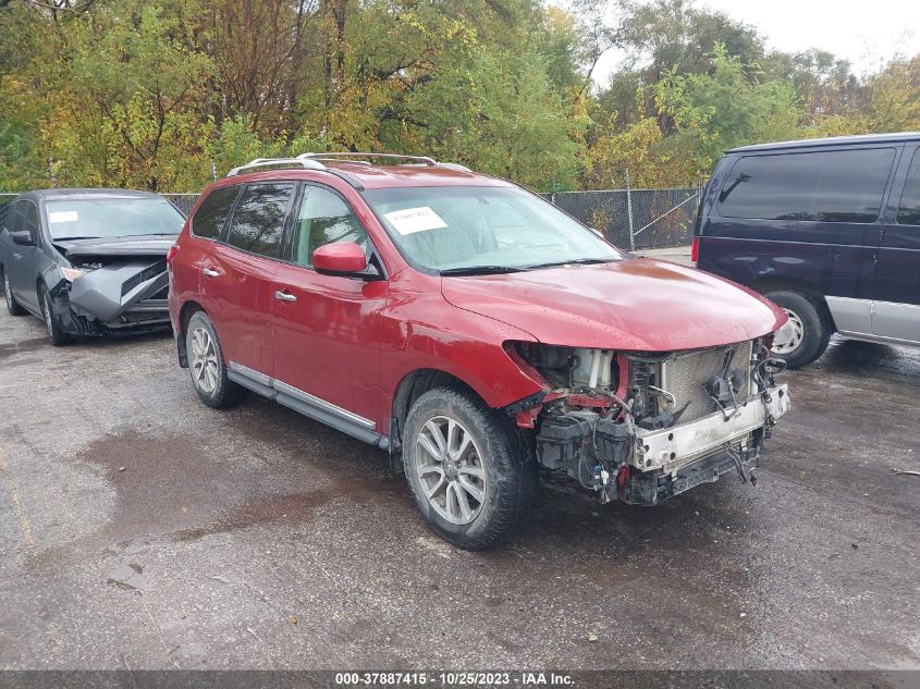 2013 NISSAN PATHFINDER SL - 5N1AR2MM1DC604739