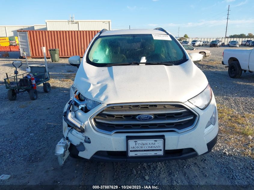 2018 FORD ECOSPORT SE - MAJ3P1TE6JC203180