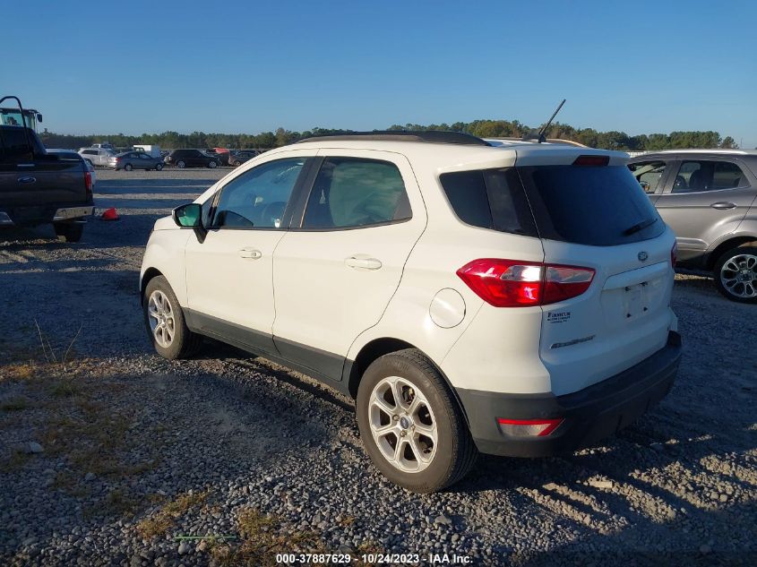 2018 FORD ECOSPORT SE - MAJ3P1TE6JC203180
