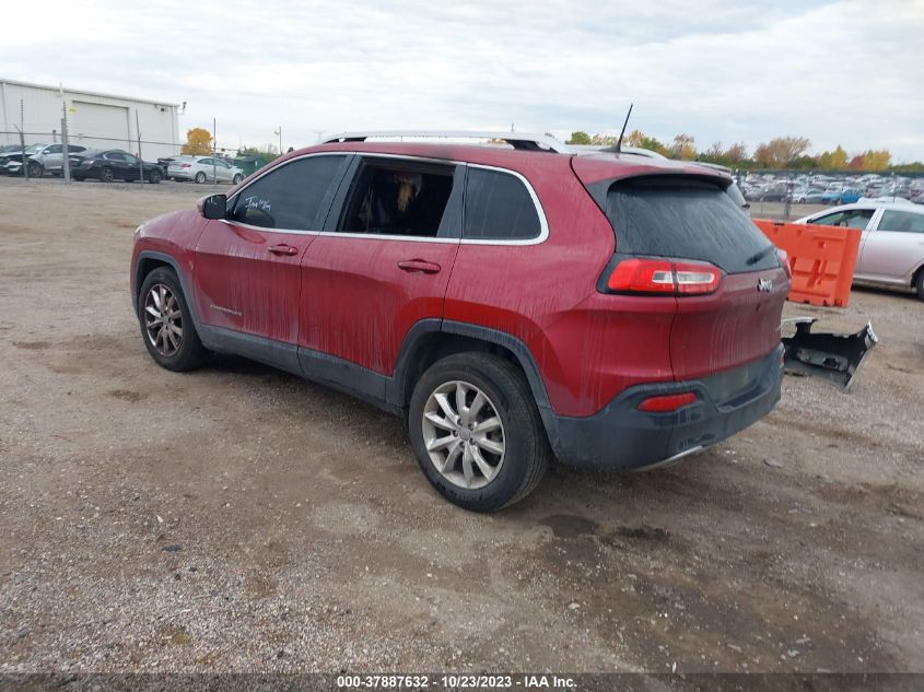 2016 JEEP CHEROKEE LIMITED - 1C4PJLDB8GW320179