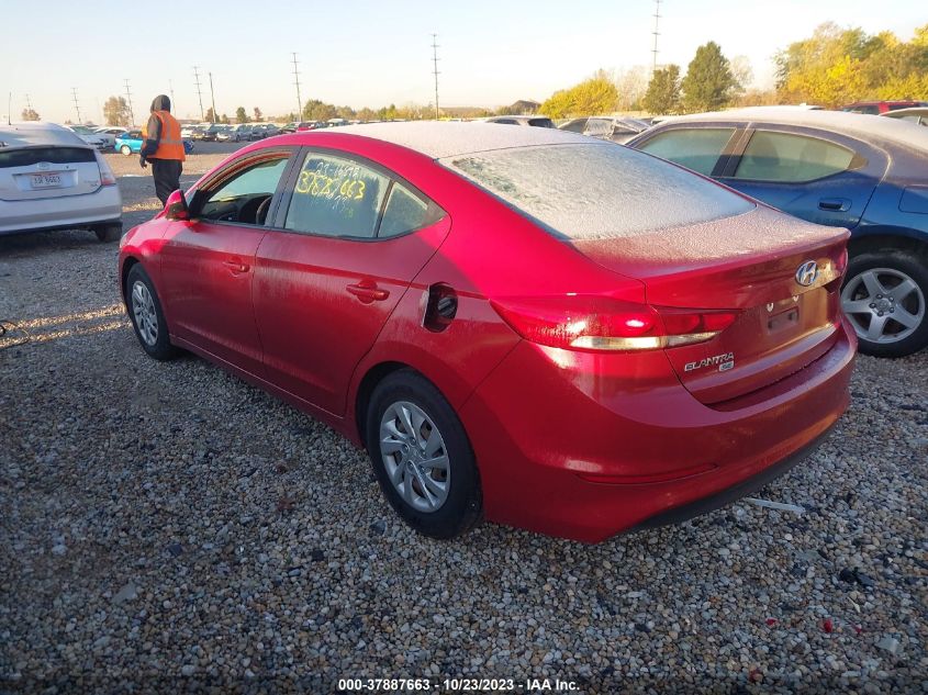 2018 HYUNDAI ELANTRA SE - KMHD74LF9JU538318