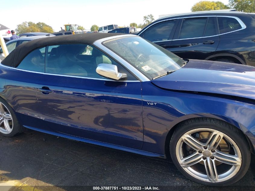 2013 AUDI S5 PREMIUM PLUS - WAUCGAFHXDN003912
