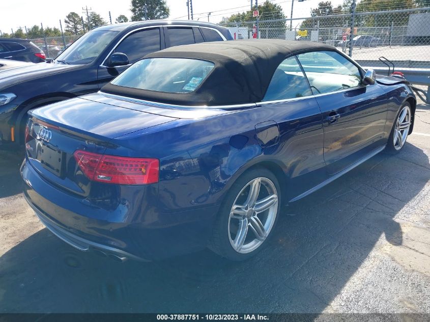 2013 AUDI S5 PREMIUM PLUS - WAUCGAFHXDN003912