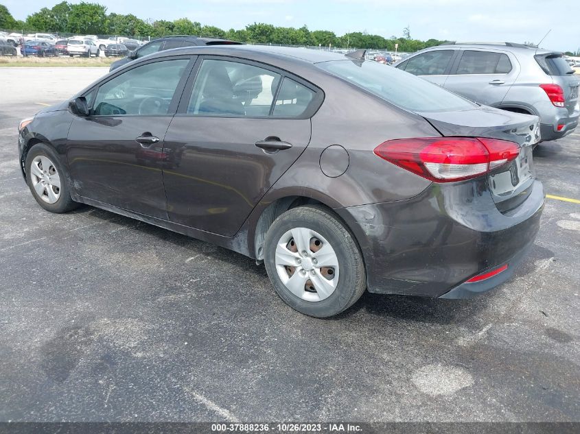 2017 KIA FORTE LX - 3KPFK4A76HE078566