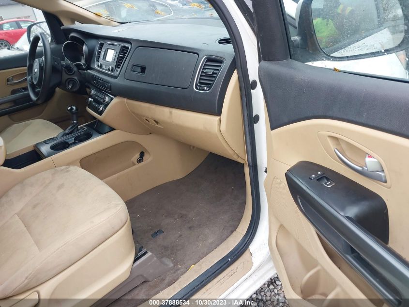 2016 KIA SEDONA LX - KNDMB5C15G6113950
