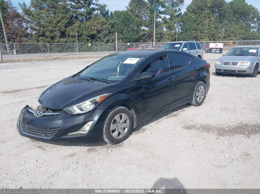 2016 HYUNDAI ELANTRA SE - KMHDH4AE7GU646050