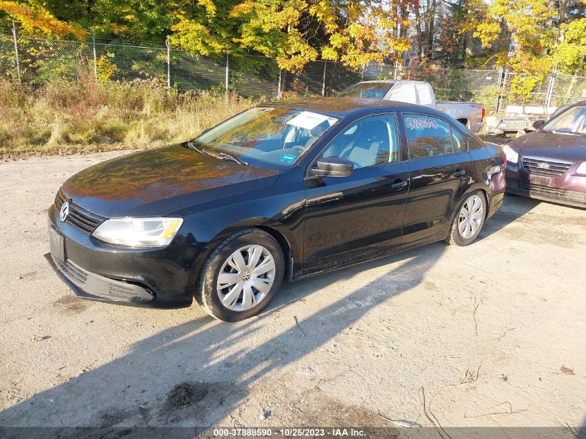 2014 VOLKSWAGEN JETTA SEDAN S 3VW2K7AJ9EM385465