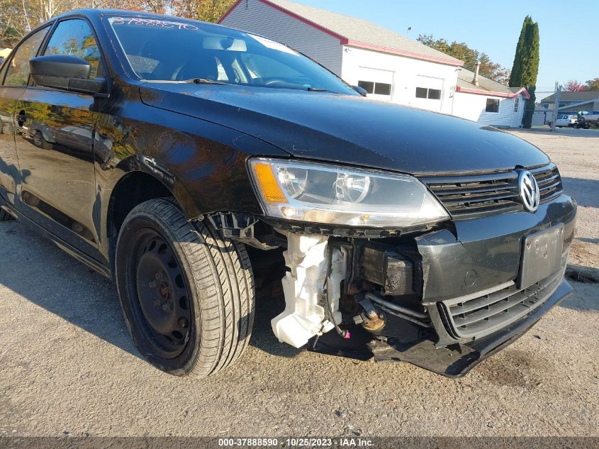 2014 VOLKSWAGEN JETTA SEDAN S 3VW2K7AJ9EM385465
