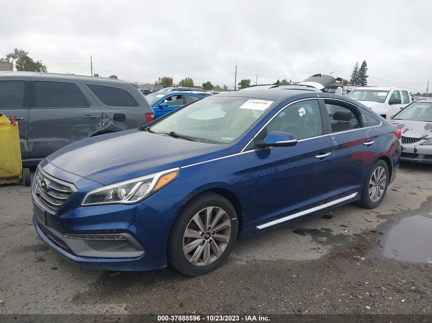 VIN 5NPE34AFXHH529395 2017 HYUNDAI SONATA SPORT