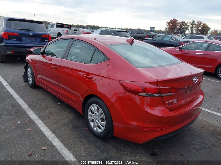 2018 HYUNDAI ELANTRA SE - 5NPD74LF1JH371368