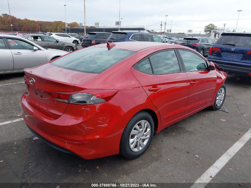 2018 HYUNDAI ELANTRA SE - 5NPD74LF1JH371368