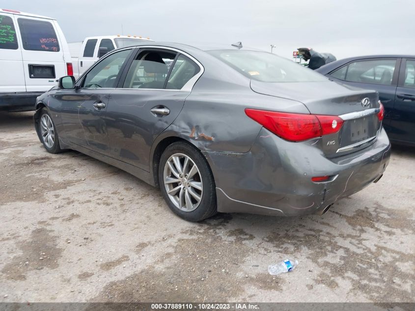 2014 INFINITI Q50 PREMIUM/SPORT - JN1BV7AR2EM707197