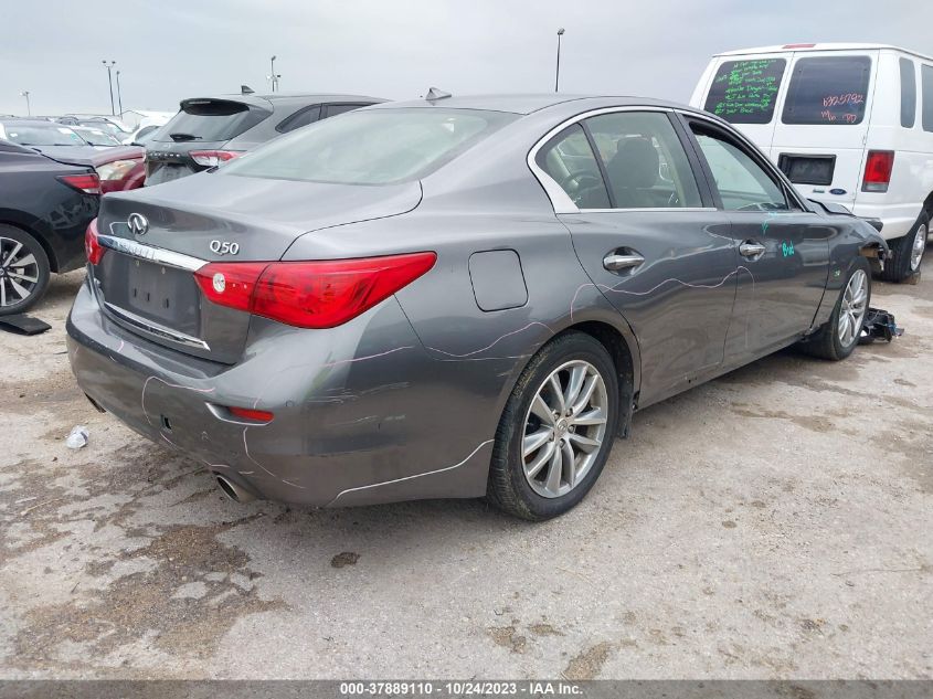 2014 INFINITI Q50 PREMIUM/SPORT - JN1BV7AR2EM707197