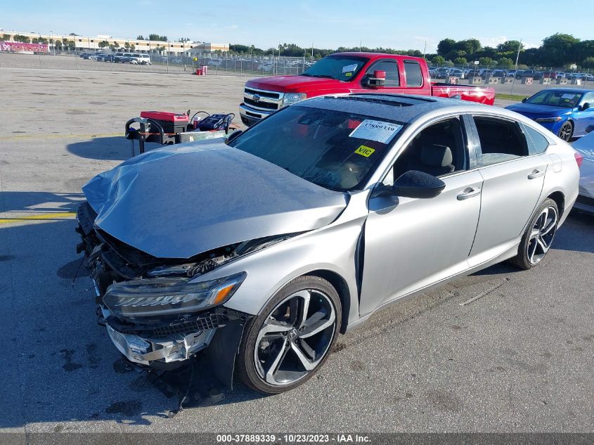 VIN 1HGCV2F38MA004732 2021 HONDA ACCORD SEDAN SPORT