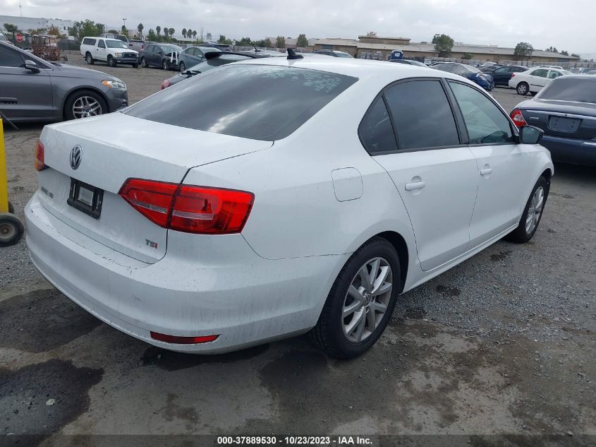 2015 VOLKSWAGEN JETTA SEDAN 1.8T SE - 3VWB07AJ4FM343633