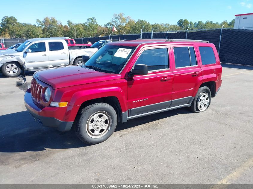 2014 JEEP PATRIOT SPORT - 1C4NJPBA8ED695037