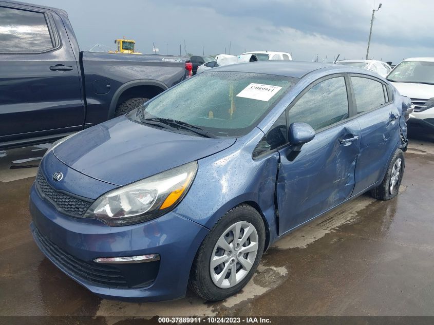 2016 KIA RIO LX - KNADM4A37G6669649