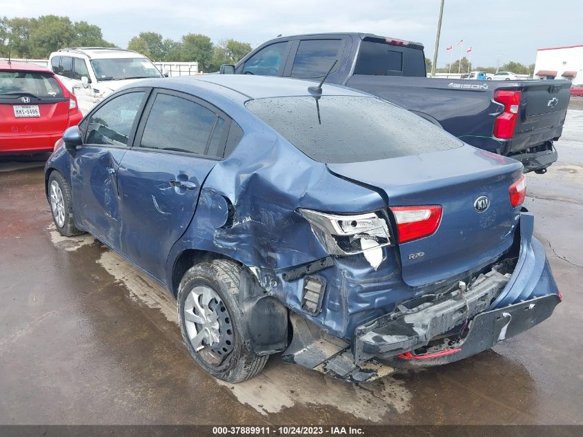 2016 KIA RIO LX - KNADM4A37G6669649
