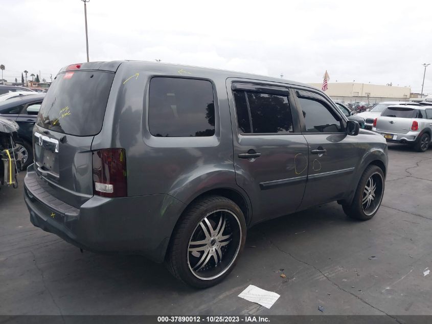 2013 HONDA PILOT LX - 5FNYF3H27DB026157