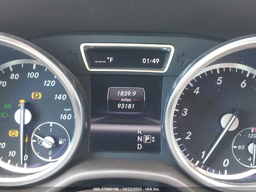 2013 MERCEDES-BENZ M-CLASS ML 350 4JGDA5JB6DA131974