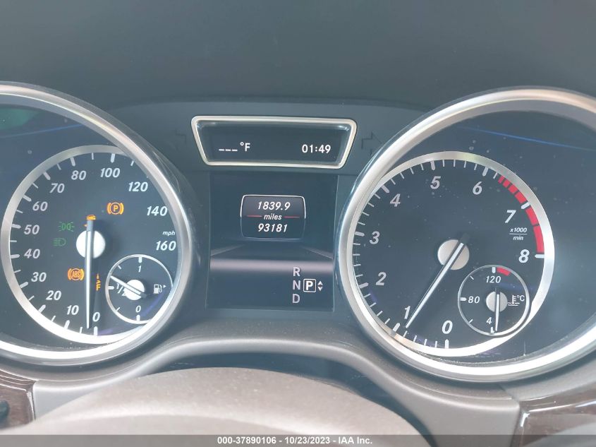 2013 MERCEDES-BENZ M-CLASS ML 350 4JGDA5JB6DA131974
