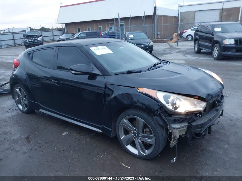 2013 HYUNDAI VELOSTER TURBO - KMHTC6AE2DU162420