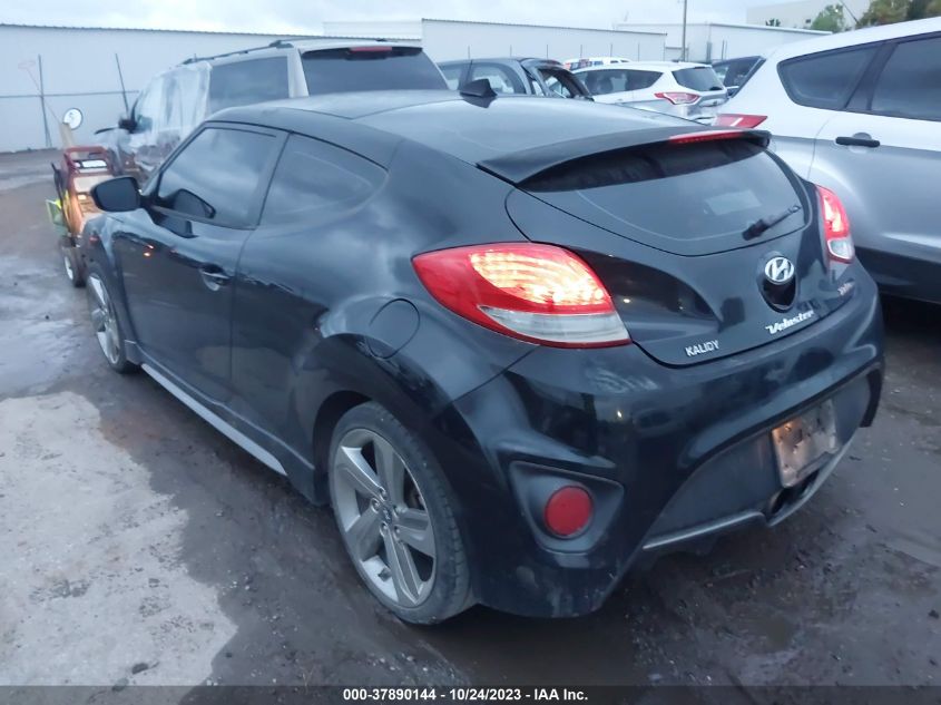 2013 HYUNDAI VELOSTER TURBO - KMHTC6AE2DU162420